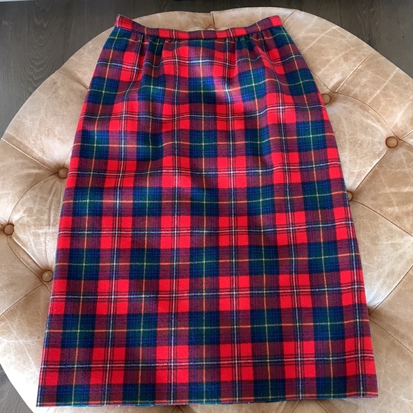 Vintage Pendleton Authentic Boyd Tartan Midi 100% Virgin Wool Made in USA Skirt - Picture 9 of 13
